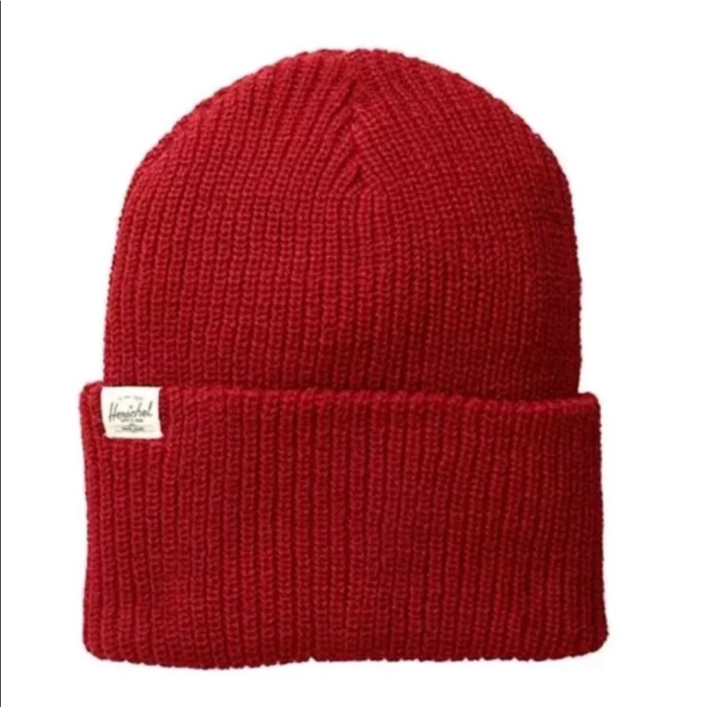 Herschel Beanie Classic Red NWT 1 Size